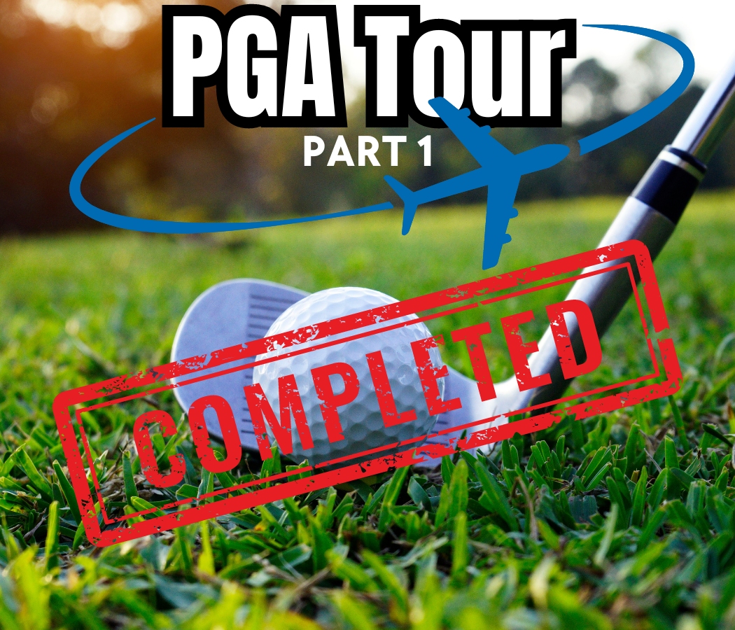 PGA Tour Part 1 COMPLETED